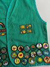 Vintage Girl Scouts USA Patch Vest — Cumberland Valley Troop 157 Woman’s (S)
