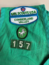 Vintage Girl Scouts USA Patch Vest — Cumberland Valley Troop 157 Woman’s (S)