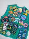 Vintage Girl Scouts USA Patch Vest — Cumberland Valley Troop 157 Woman’s (S)