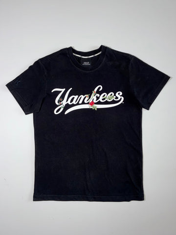 MLB Yankees Tee (Rose Embroidery)(M)
