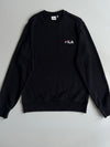 Fila Embroidered Logo Black Sweatshirt (S)