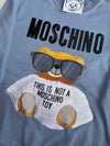 Moschino Couture Teddy Bear Sweatshirt — Slate Blue (S)