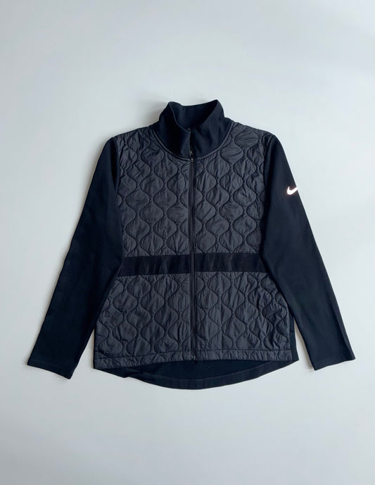 Nike Aerolayer Quilted Running Jacket Black Woman’s (s)
