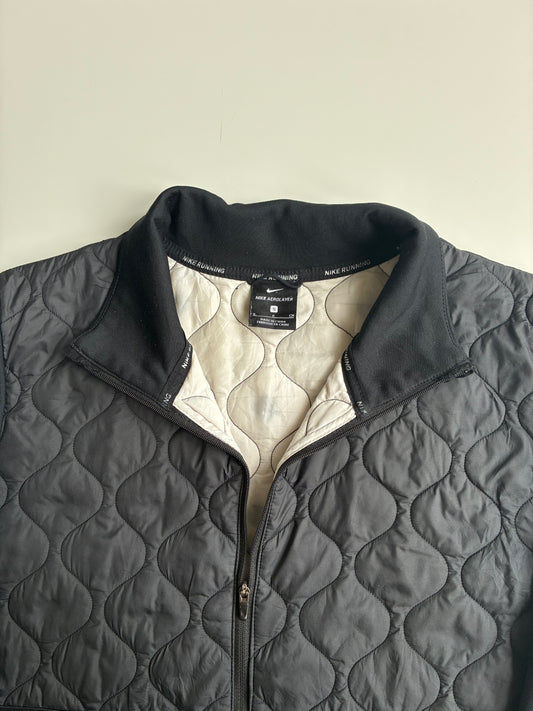Nike Aerolayer Quilted Running Jacket Black Woman’s (s)