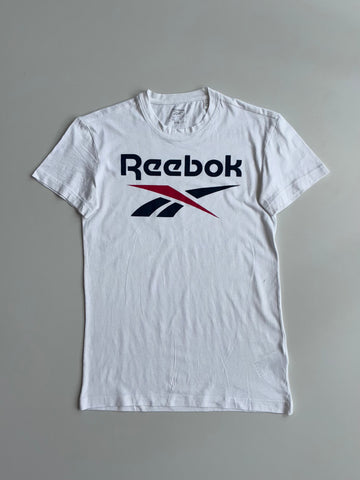 Reebok Vector Logo Graphic T-Shirt — White (S)