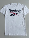 Reebok Vector Logo Graphic T-Shirt — White (S)