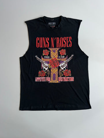 Guns N’ Roses Cross Muscle Tee (XL)