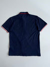 Lacoste Slim Fit Tipped Polo  Navy with Red Trim (M)