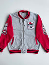 Vintage Y2K EVISU Japan Koi Fish Wave Patch Varsity Jacket  (M/L)