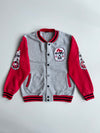 Vintage Y2K EVISU Japan Koi Fish Wave Patch Varsity Jacket  (M/L)