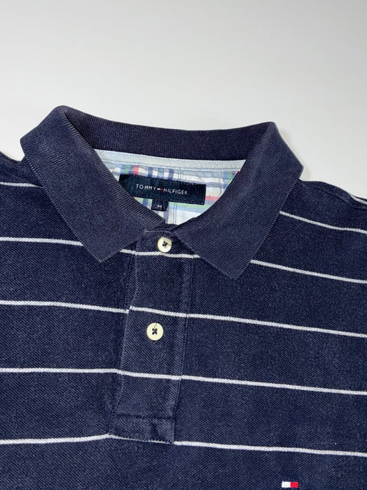 Tommy Hilfiger Striped Long Sleeve Polo (L/XL)