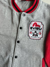 Vintage Y2K EVISU Japan Koi Fish Wave Patch Varsity Jacket  (M/L)