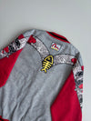 Vintage Y2K EVISU Japan Koi Fish Wave Patch Varsity Jacket  (M/L)