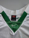 Nike Team Sleeveless Basketball Jersey — White/Green (2XL)