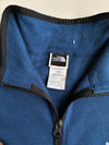 North Face Quarter-Zip Fleece Pullover — Navy (M/L)