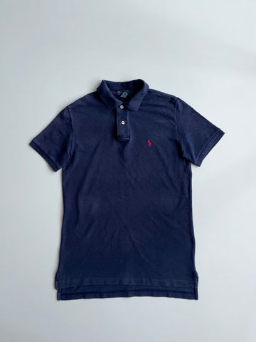 Polo Ralph Lauren Navy Pique Polo Shirt Kids (S)