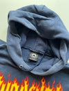 Thrasher Flame Logo Navy Hoodie (2XL)