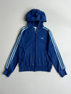Adidas Originals Navy Blue Full-Zip Hooded Track Jacket(S)