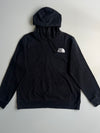 The North Face Box Logo Black Pullover Hoodie (XL)