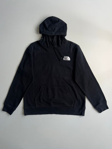 The North Face Box Logo Black Pullover Hoodie (XL)