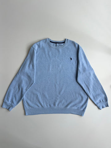 U.S. Polo Assn. Light Blue Crewneck Sweatshirt (3XL)