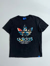 Adidas Originals Tie-Dye Trefoil Graphic Tee Black Sz (XL)