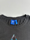 Adidas Originals Tie-Dye Trefoil Graphic Tee Black Sz (XL)