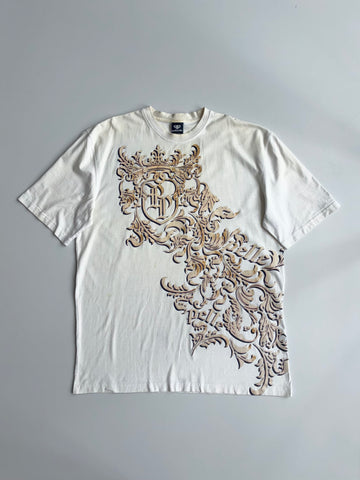Pelle Pelle Vintage Graphic Baroque Print Tee Cream (2XL)