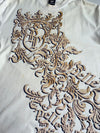 Pelle Pelle Vintage Graphic Baroque Print Tee Cream (2XL)