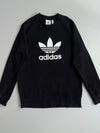 Adidas Originals Trefoil Logo Black Crewneck Sweatshirt (M)