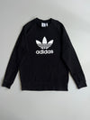 Adidas Originals Trefoil Logo Black Crewneck Sweatshirt (M)