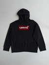 Levi’s — Levi’s Batwing Logo Black Pullover Hoodie (XL)