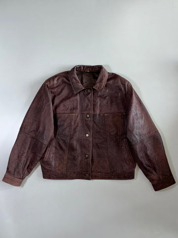 Vintage Premium Original Leather Jacket (L)