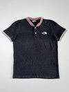 The North Face Henley Collar Striped Trim Polo – Charcoal Grey (L)