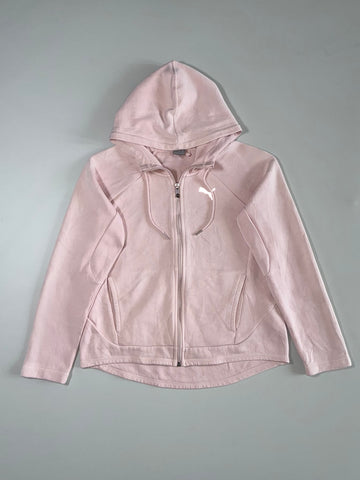 Puma Full Zip Hooded Sweatshirt – Baby Pink (Women’s)(s)