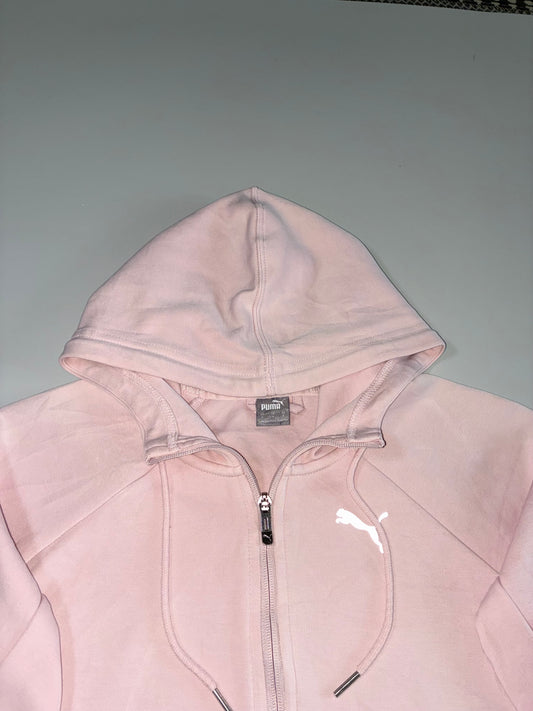 Puma Full Zip Hooded Sweatshirt – Baby Pink (Women’s)(s)