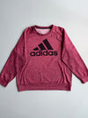 Adidas Big Logo Crewneck Sweatshirt Heather Maroon (3XL)