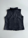 Columbia Fleece Full Zip Vest Charcoal  woman’s  (L)