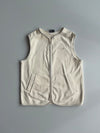 New Balance Fleece Full Zip Vest Cream (S)