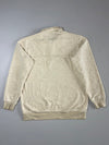 Columbia Quarter Zip Fleece-Lined Sweatshirt – Oatmeal (L)