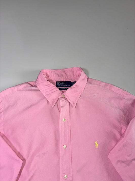 Polo Ralph Lauren Custom Fit Oxford Shirt – Pink (XL)