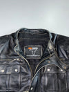 Bullfighter Diamond-Quilted Leather Riding Jacket Padded (XL)