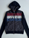 Armani Jeans Wool-Knit Colorblock Zip Hoodie – Navy (S)