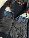 Armani Jeans Wool-Knit Colorblock Zip Hoodie – Navy (S)