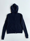 Armani Jeans Wool-Knit Colorblock Zip Hoodie – Navy (S)