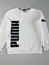Puma Big Logo Spellout Crewneck Sweatshirt (M)