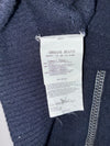 Armani Jeans Wool-Knit Colorblock Zip Hoodie – Navy (S)