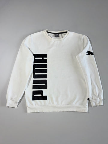 Puma Big Logo Spellout Crewneck Sweatshirt (M)