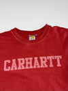 Carhartt Spellout Washed Crewneck Sweatshirt – Faded Red  (XL)