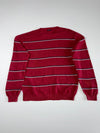 Nautica Striped Crewneck Sweater – Maroon – Size (2XL)